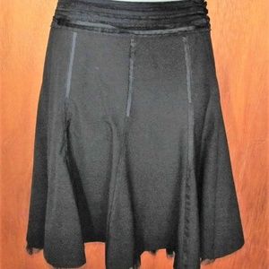 The Limited black fit and flare skirt with tulle